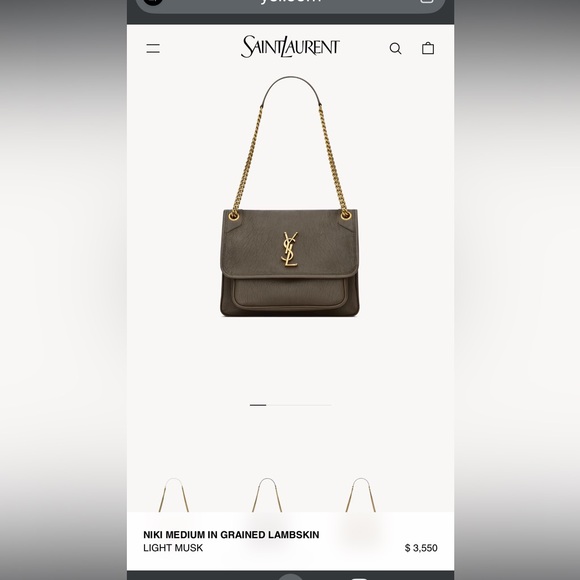 Saint Laurent Niki Shoulder Bag Medium - Picture 16 of 17